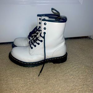White Doc Martens// size 8